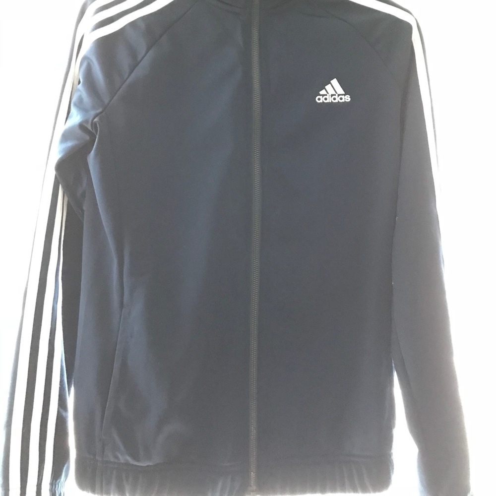 Adidas Navy Blue Track Jacket